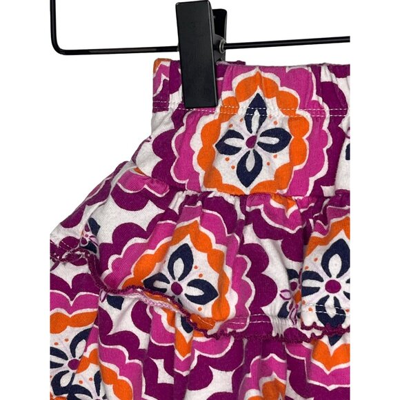 Gymboree Baby Girls Tiered Ruffle Skort 12-18M Boho Purple Pink - Picture 6 of 13